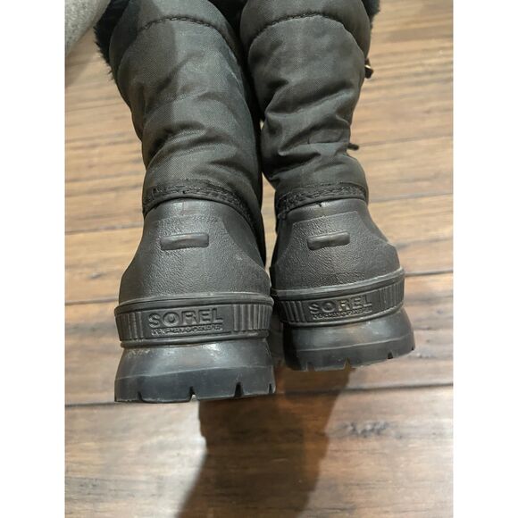 Sorel By Kaufman Canada Black Leather Snow Boots - Picture 3 of 5